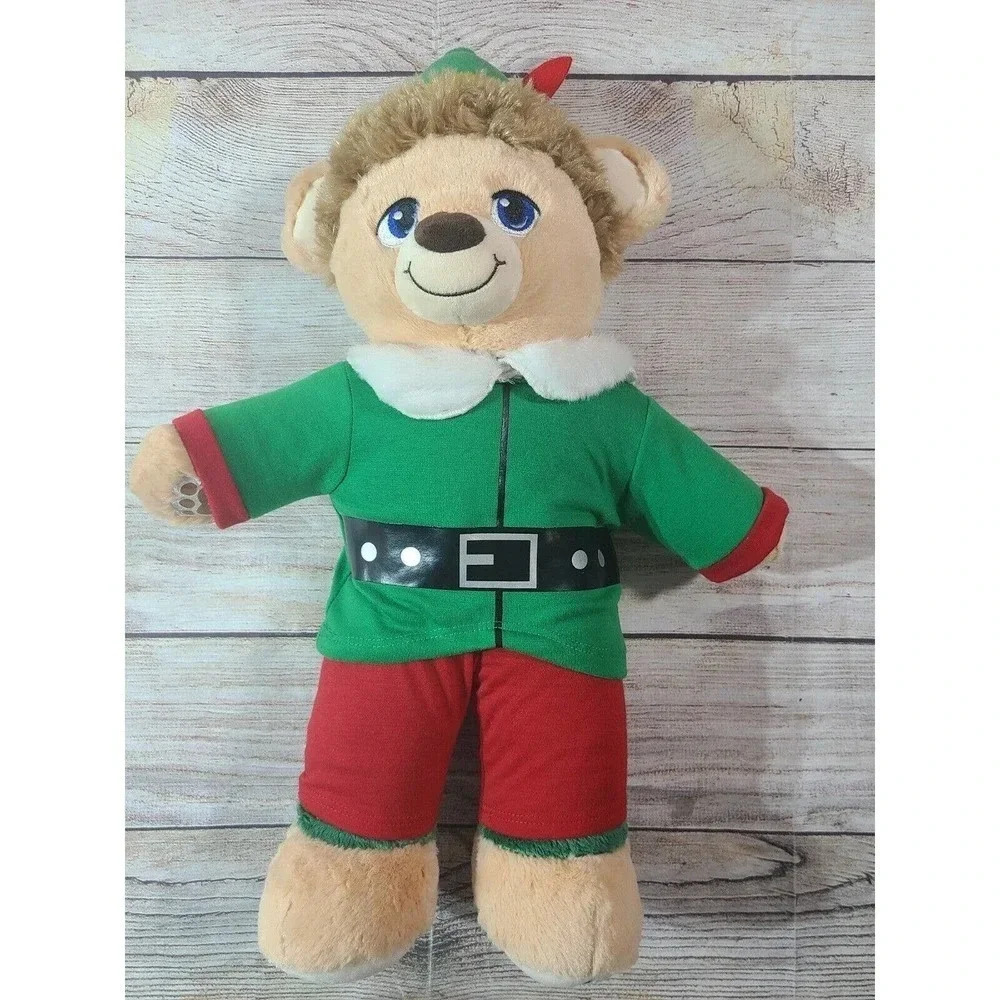 Build A Bear Plush Buddy Elf Stuffed Animal Christmas BABW Retired 2016 19"